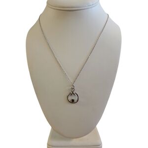 XO Hugs & kisses with Swarovski element stone pendant